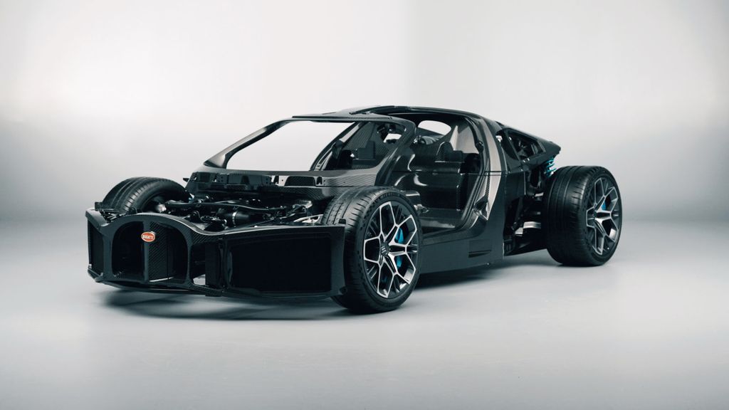 Nouvelle plateforme pour la Bugatti Tourbillon